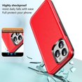 thumbnail image 5 of Étui de Téléphone Couleur Unie pour Iphone 13 Pro Max pour Iphone 13 Pro Max Rouge, 5 of 5