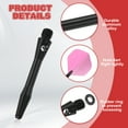 thumbnail image 3 of Uxcell Aluminum Dart Shafts, 2BA Dart Stems Replacement Accessories with Rubber Rings for Steel Tip Black 35mm, 3 of 5
