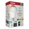 thumbnail image 2 of SATCO S11254 Starfish Wi-Fi 10W LED A19 RGB and Tunable White Smart Bulb, 2 of 2