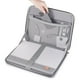 thumbnail image 4 of Funda para portátil DOISO 15.6 pulgadas con asa impermeable gris oscuro, 4 of 7