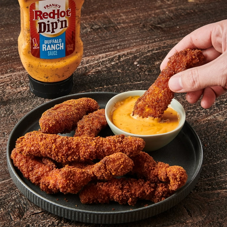 franks red hot buffalo chicken dip with ranch dressing Frank's RedHot Buffalo Chicken Dip