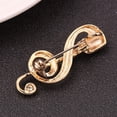 thumbnail image 4 of KAKOWELY Broche pin 2 Pcs Note de Musique Vintage Microphone Ensemble de Broche pin à Thème Musical Rétro Élégant Broche pin Décoratif Col Rabattu Nouveauté, 4 of 5