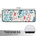 thumbnail image 5 of Kitchen Rugs Sets Of 2,Pioneer Flower Floral Print Pattern Anti Fatigue Kitchen Mat Rugs Non Slip Washable,Decorative Kitchen Floor Mats for Kitchen,Sink,Laundry,17"x47"+17"x47", 5 of 5