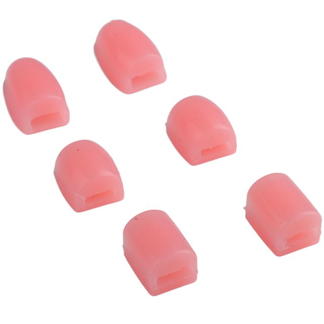 6Pcs Saxophone Key Risers Silicone Cushioning Saxophone Finger Pad Sax Thumb Pad Wind Instruments Thumb Pad