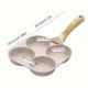 thumbnail image 4 of 1 Pc Household Four-hole Frying Pan Kitchen Pan Non-stick Pan Breakfast Egg Hamburger Small Frying Pan Steak Pot, 4 of 4