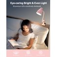 thumbnail image 4 of Lámpara de escritorio BOHON Cute Clamp 10W 38 LED Clip Light Pink, 4 of 6