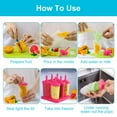 thumbnail image 6 of Imountek 6Pcs Popsicle Molds Ice Cream DIY Ice Pop Maker For Homemade Iced Snacks, Pink, 6 of 8