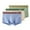 Blue, variant on Men's Classic Stretchy Trunks 3 Pack Comfortable Waistband Green XL