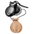 thumbnail image 4 of TABLZONE 2pcs Wood Castanets Musical Instrument Natural Wood for Dance Performance, 4 of 8