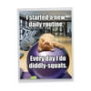 1 Jumbo Funny Retirement Card with Envelope (8.5 x 11 Inch) - Diddly Squats Retirement J3955RTG-US
