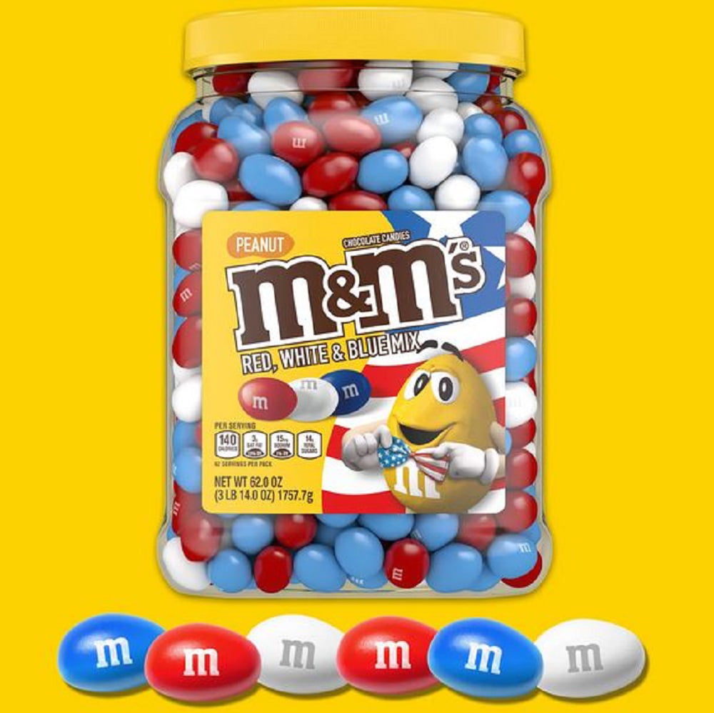 Peanut M&M's Red, White & Blue Mix, 10.70oz – Five and Dime Sweets