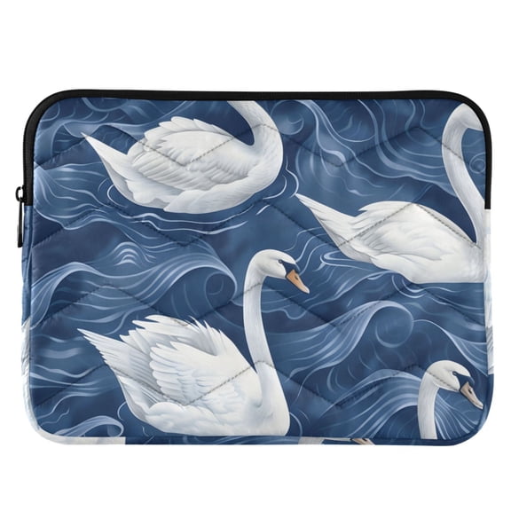 ALAZA Swans Pattern Laptop Sleeve Case for 13-14 Inch Computer Cover Bag Medium