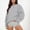 M-Grey, variant on 2025 Women Long Sleeve Sweatshirt Blank Oversized Sweatshirt Casual Crewneck Loose Fit Hoodies Pollover Hoodie Fleece Fall Womens Fleece Pullover