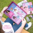 thumbnail image 4 of Set de juego magnético Barbie D.I.Y. 75 piezas con 3 muñecas magnéticas, 4 of 8