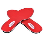 Angle View: Samurai Insoles Plantar Fasciitis Arch Support Shoe Insoles, Men 5 to 5 ½, Women 7 to 7 ½, Red