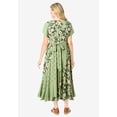 thumbnail image 2 of Woman Within Plus Size Mixed Print Maxi Dress, 2 of 6