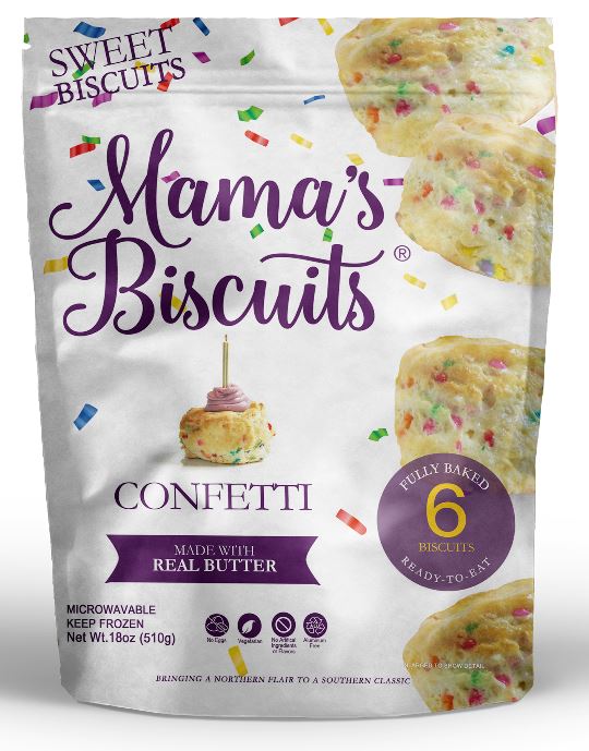 Mama's Biscuits Sweet Style ReadyToEat CONFETTI Biscuits, 18 oz, 6ct