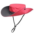 thumbnail image 1 of Sombrero de sol de verano para mujer, sombrero de playa de ala ancha, sombrero anti ultravioleta para exteriores, sombrero de cola de caballo fresco plegable, 1 of 5