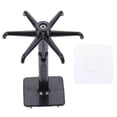 thumbnail image 3 of 1 Set 4Pcs Multi-function Rotating Hooks Punch Free Storage Hangers (Black), 3 of 4