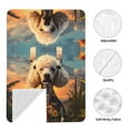 thumbnail image 4 of Car Seat Cover Baby, Flower Field Poodle Baby Car Seat Cover for Baby Boys Girls Newborn , Infant Car Seat Canopy Cover Nursing Breastfeeding Cover Warm Blanket, 4 of 7