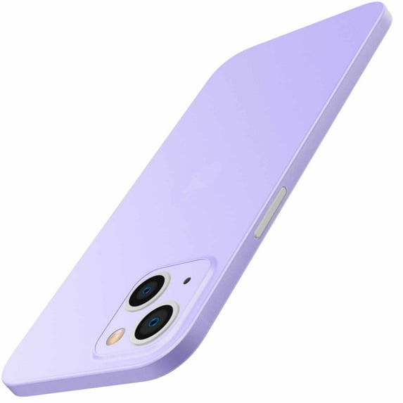 JETech Ultra Slim (0.35mm Thin) Case for iPhone 13, 6.1-Inch, Camera Lens Cover Full Protection, Lightweight, Matte Finish PP Hard Minimalist Case, Support Wireless Charging (Purple)