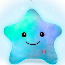 Sensory Toys for Kids with Autism,14" Twinkle Star Plush Pillow Light Up Toy,Autism Sensory Products,Kids Sleep Aid,Toddler Travel Toy,Birthday Xmas Gifts for Boys Girls Age 3-12 Blue
