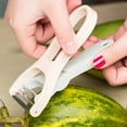 thumbnail image 1 of Multifunctional Stainless Steel Fruit Knife, Portable Peeling Knife, Sharp Blade, Plastic Handle, Easy to Hold, Suitable for Camping/Picnics/Travel, Home Use, 1 of 6