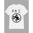 thumbnail image 1 of [Funny Black T-Shirt] Retro Black Humor Funny Women's Fashion Summer Short-Sleeve Black T-Shirt, a Great Gift for Ladies, 1 of 4