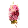 thumbnail image 2 of Miangastore Hair Comb Red Cloth Metal 1 Piece 7.1X3.9In, 2 of 9