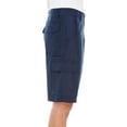 thumbnail image 3 of Burnside Men's Microfiber Cargo Short - NAVY - 38, 3 of 3