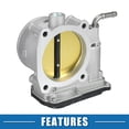 thumbnail image 6 of Unique Bargains 1 Pcs Throttle Body for Nissan Armada 5.6L V8 - Gas 2017-2022 Replace No.16119-1LA0A/16119-1LA0C, 6 of 6