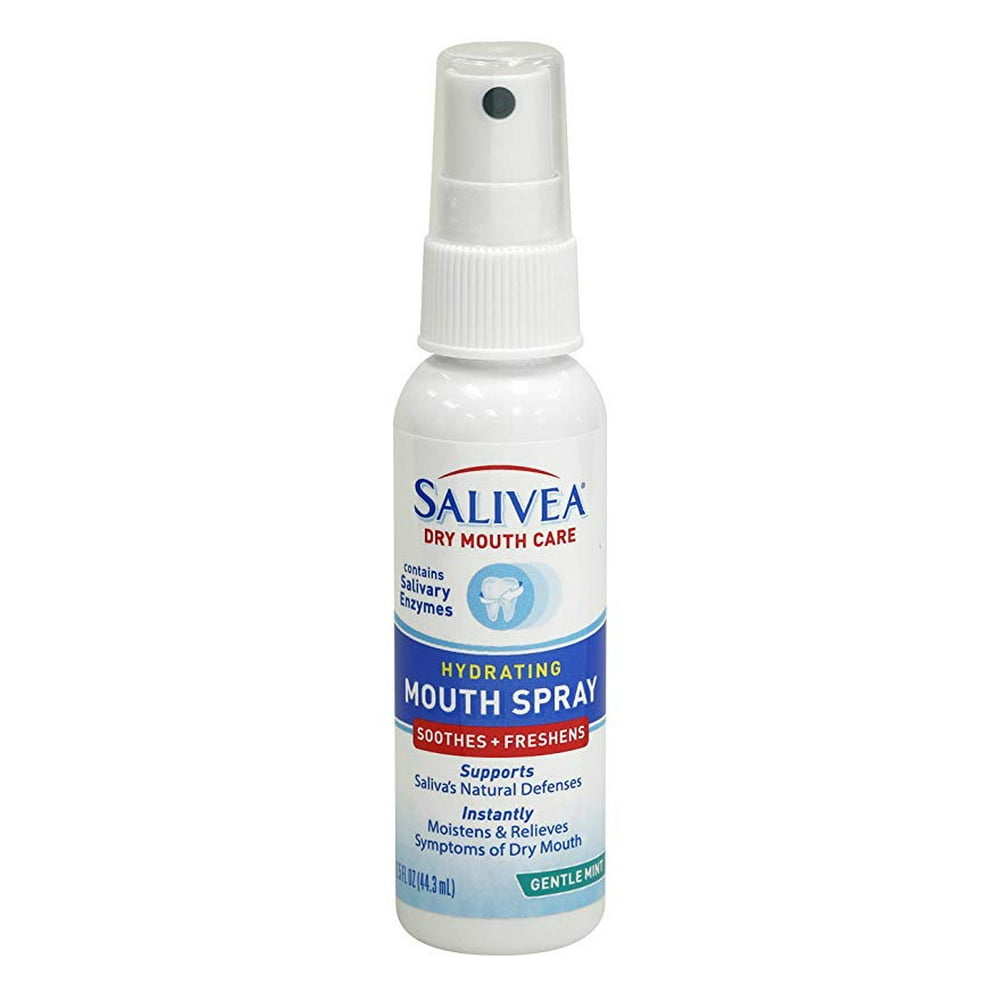 4 Pack Salivea Dry Mouth Moisturizing Hydrating Mouth Spray with