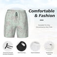 thumbnail image 5 of Lsque Mens Swim Trunks Retro Snake Pattern - Bathing Suit Compression Liner - Beach Swim Shorts Swimwear - (S-3XL) - Stretch Quick Dry -XX-Large, 5 of 9