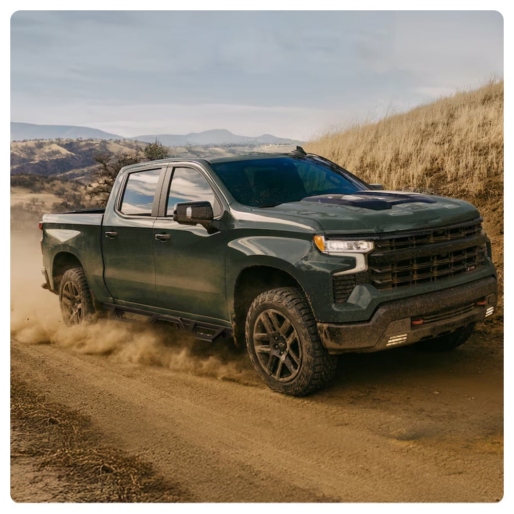 Running Boards For 2019-2025 Chevy Silverado/GMC Sierra 1500 2500 3500 Crew Cab Side Steps Nerf Bars