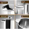 thumbnail image 3 of Utopia Kitchen 304 Grade Stainless Steel French Press Coffee Maker 12 Oz, Double Wall Insulated Coffee Press with 4-Level Filtration system, Include 2 Extra Filters, Rust-Free, Silver, 3 of 7