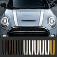 thumbnail image 1 of Car Engine Hood Bonnet Sticker Stripes Decals Decor For Mini Cooper S JCW R55 R56 R60 R61 F54 F55 F56 F60 Countryman Accessories, 1 of 5