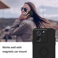 thumbnail image 2 of Compatible with Xiaomi 13T Pro Case Silicone Cute Shockproof Anti-Scratch Xiaomi 13T Pro Phone Case with Ring Kickstand Full Body Protection Cases for Women (Black), 2 of 14