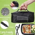 thumbnail image 3 of ZheElen Black Food Warmer Hot Lunch Enjoy Warm Portable Lunch Box Go Charging Film Food Oven Heat Lunch Food Heater Hot, 3 of 6