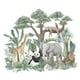 thumbnail image 4 of Pegatinas de pared, calcomanías de animales para pared, fáciles de aplicar, autoadhesivas, murales de dibujos animados, arte de pared, decoración para, 4 of 9