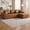 Light Brown, variant on L Shaped Sectional Sofa, Modern Corner Chaise Couch, Faux Leather Convertible Sofa Bed, No Assembly, Compression Packaged, Living Room Apartment Guest Room, Light Brown
