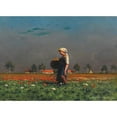 thumbnail image 3 of Paul Wilhelm Keller-Reutlingen 24x18 Black Modern Framed Museum Art Print Titled - Girls with a Basket and Bottle in the Poppy Seedfield (Approx. 1900-1920), 3 of 5