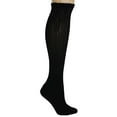 thumbnail image 4 of Men's Therapeutic Knee High Socks - 3 Pairs, Non-Binding Cushioned Cotton Blend for Swelling & Comfort (Fits Shoe Sizes 9-15), 4 of 4