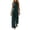 Navy, variant on Women's Cotton Linen 2 Piece Outfits Set Crewneck Sleeveless Tank Top Wide Leg Pants Lounge Matching Sets