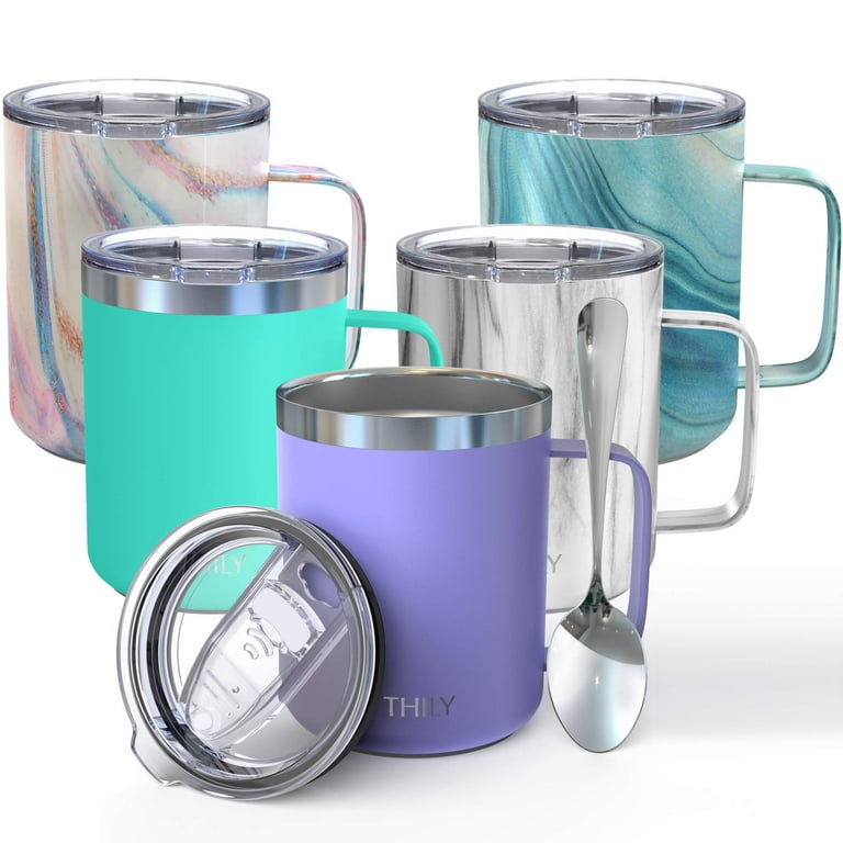 Stainless Steel Insulated Coffee Mug - THILY 12 oz Triple