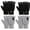 C-Black/Gray, variant on Lorrita Fingerless Gloves Warm Winter Gloves for Women Flip Knitted Gloves 4 Pack Dark Blue, Light Blue, Gray and Black