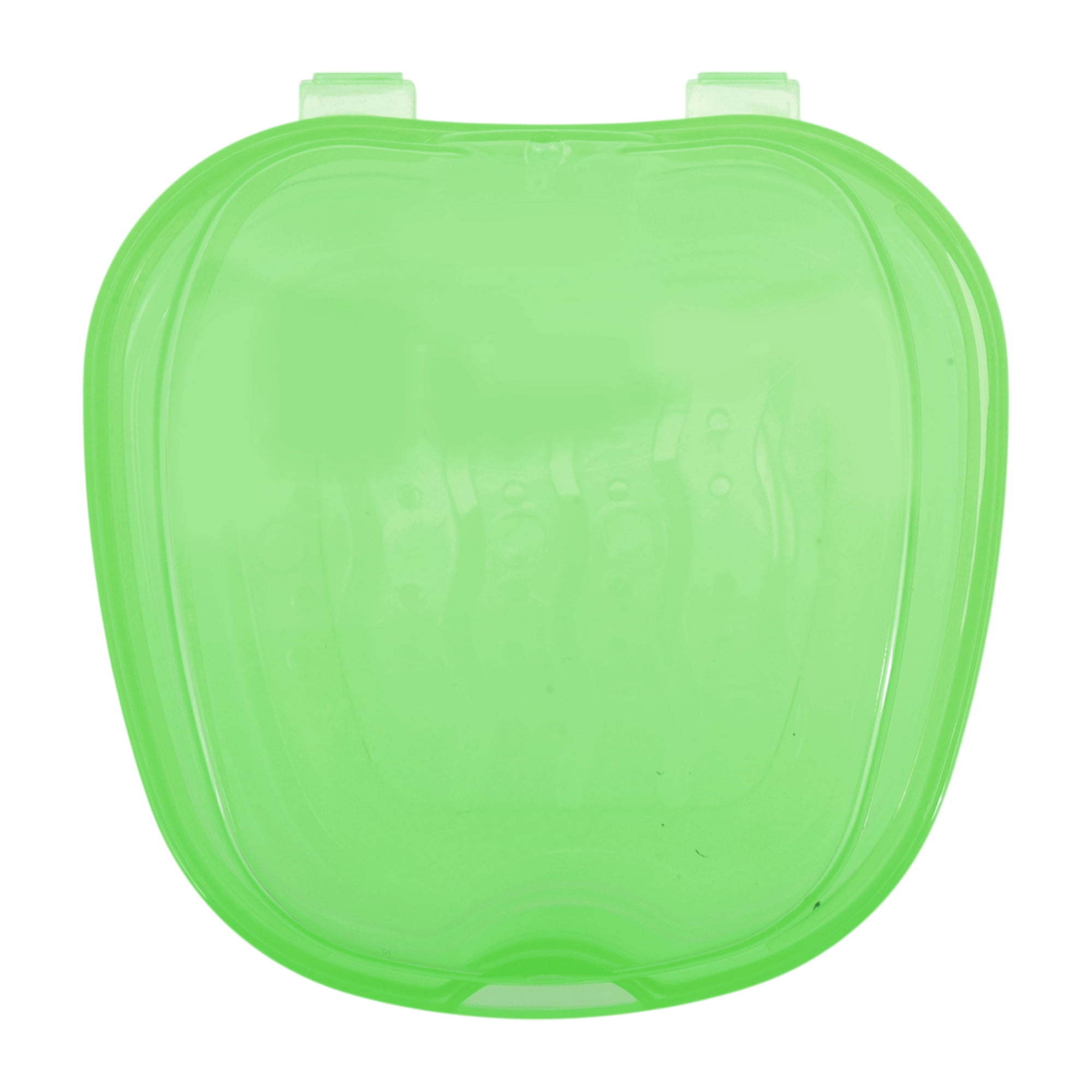 Unique Bargains Portable Braces Box with Strainer 1 Pc Clear, Green