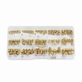 thumbnail image 4 of 220/300PCS GB810 Standard Copper Hot Melt Insert Nuts, Double Helical Design, M3*4*5 Threaded Fasteners, Premium Durable Material for Industrial & DIY Projects, Bulk Packaged for Large-Scale Use, 4 of 5