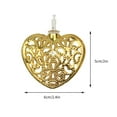 thumbnail image 3 of WZXPWT Heart Shaped String Lights, Metal Curtain Lamp for Party Wedding Decor, Battery Operated Outdoor & Indoor Ambiance Lighting, Waterproof LED Fairy Lights, 3 of 8