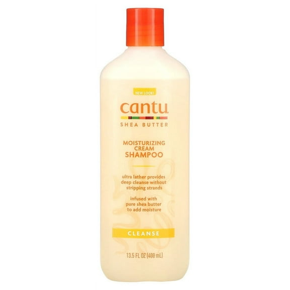 Cantu, Shea Butter, Moisturizing Cream Shampoo, 13.5 fl oz (400 ml) Pack of 3
