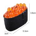 thumbnail image 3 of Coofit Artificial Sushi Decorative Realistic Food Display Model Food Prop Photo Prop, 3 of 10